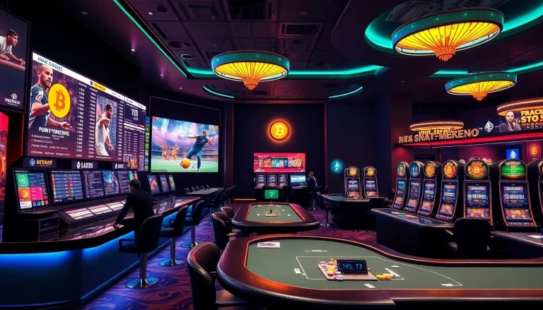 Experience the thrill of paris sportif crypto 2026 with vibrant casino betting scenes and digital innovations.