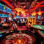 Engaged players in a vibrant casino depicting the meilleur casino crypto experience.