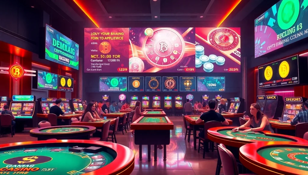 Découvrez les meilleurs casino crypto avec un design moderne et lumineux.