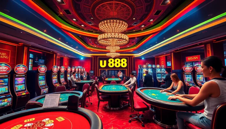 Experience the excitement of u 888 casino with thrilling slots and poker action.