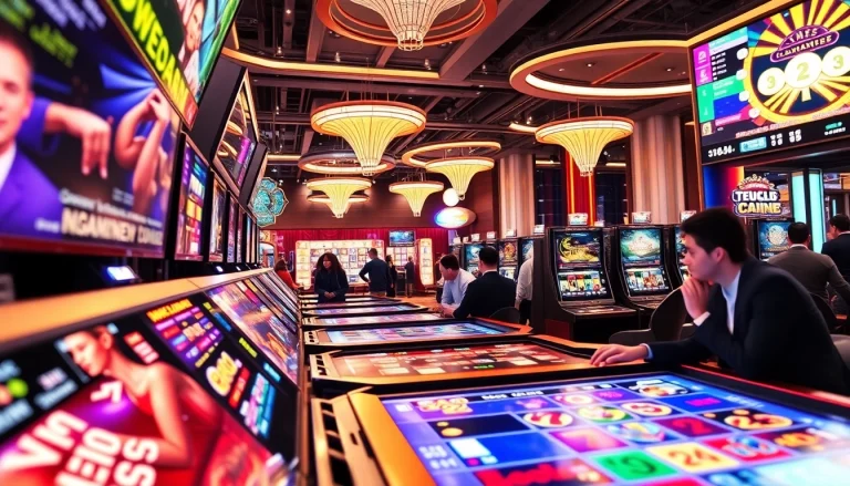 Jouez à casino en ligne 2026 dans un environnement de casino moderne vibrant.