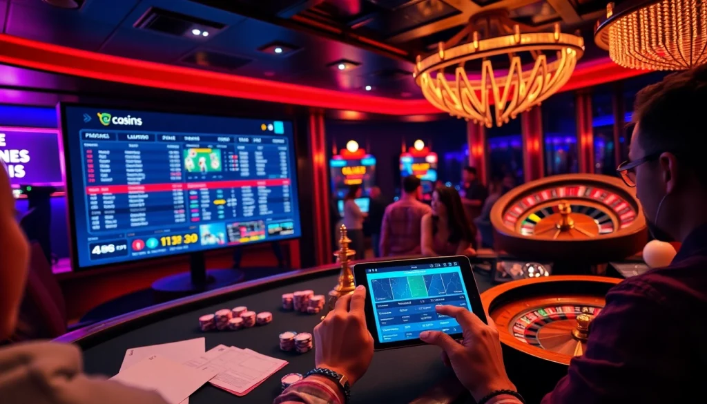 Exciting online gambling environment showcasing the meilleurs site de paris sportifs with vibrant betting interfaces and engaging players.