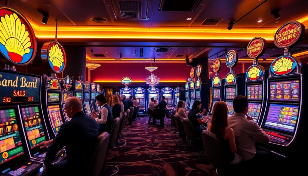 Jouer sur le meilleur site casino en ligne belgique, ambiance dynamique avec des machines à sous brillantes.